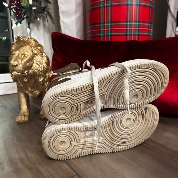 🚨🔥 Air Force 1 Mid White Shoes "Cafe Brewed Elegance Mocha Brown" - Picture 7 of 7